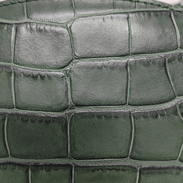 Leather Shoulder Bag Green