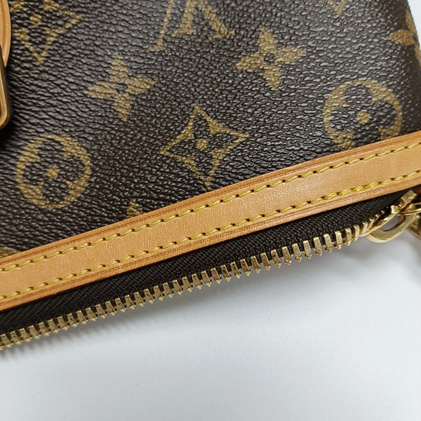 PALERMO PM Monogram Coated Canvas Brown