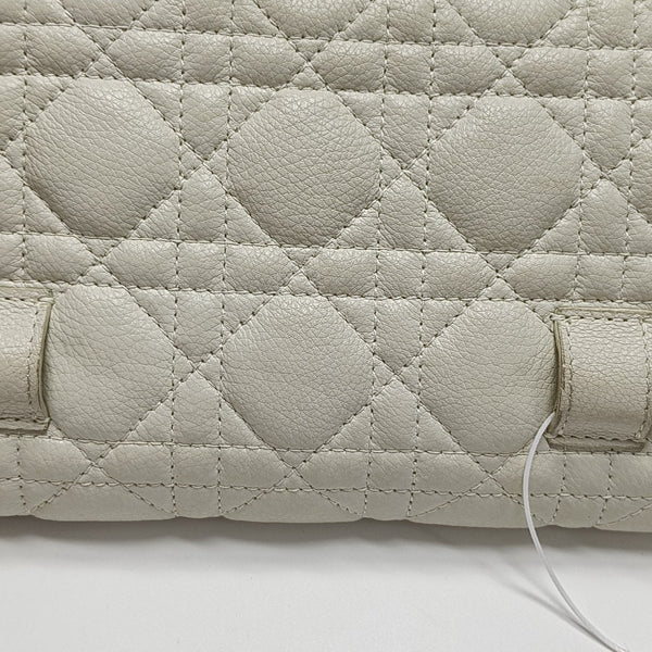 Cannage Calfskin Belt Bag White