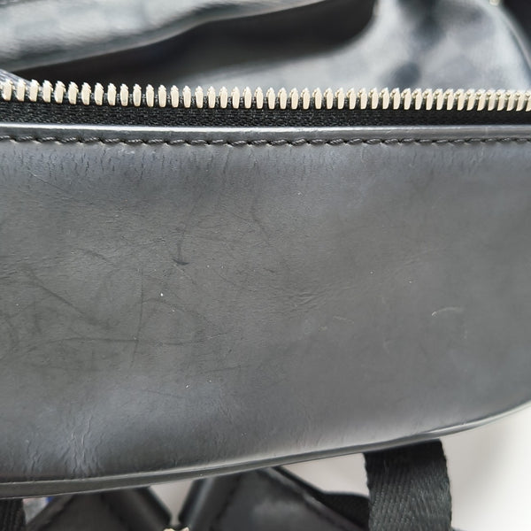JOSH Damier Graphite Coated Canvas Gray