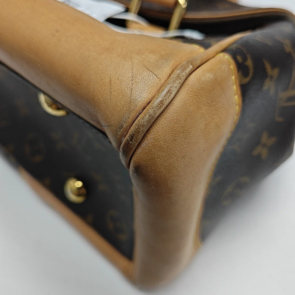 BEVERLY Monogram Coated Canvas Brown