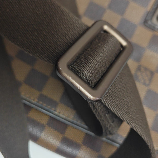 BROOKLYN Damier Ebene Coated Canvas Brown