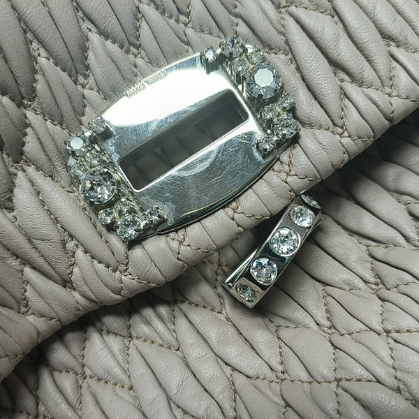 Crystal Lambskin Pink