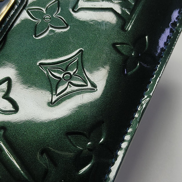 Patent Leather Coin Purse Green