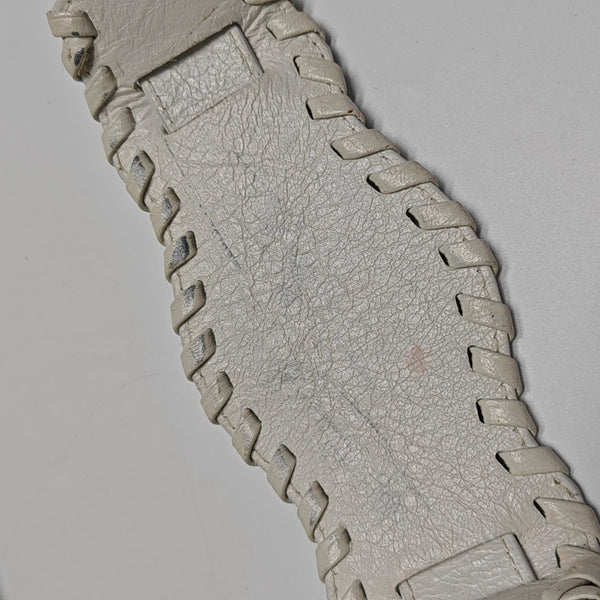 Le Cagole Mini Calfskin White
