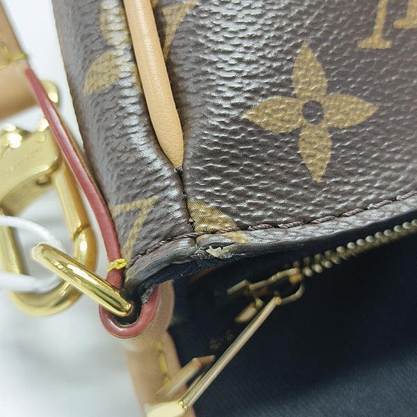 DIANE Monogram Coated Canvas Brown