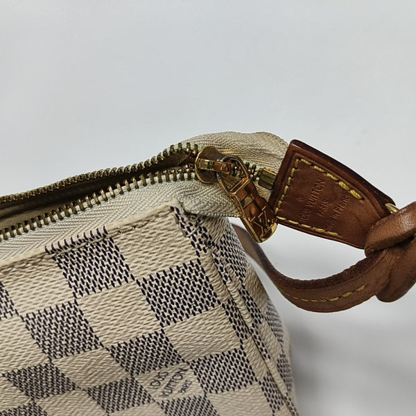 ACCESSOIRES GM Damier Azur Coated Canvas White