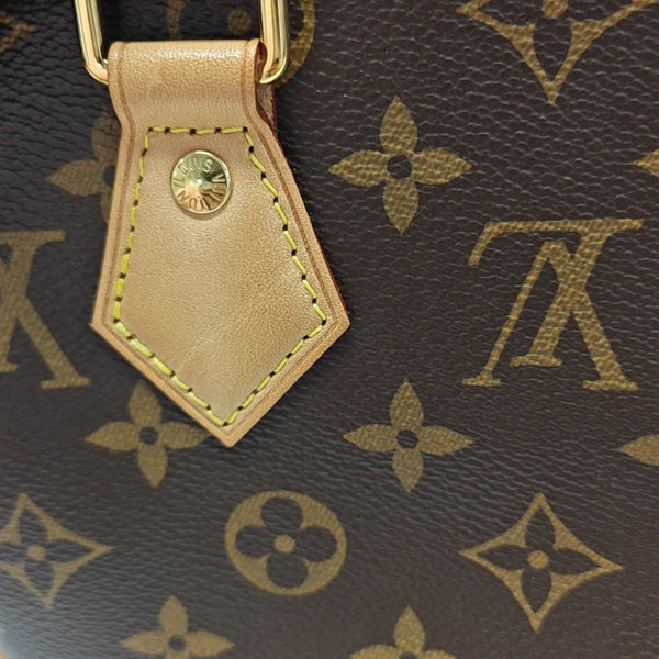 SPEEDY 20 Monogram Coated Canvas Brown