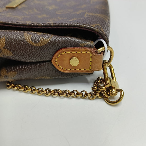 FAVORITE MM Monogram Coated Canvas Brown