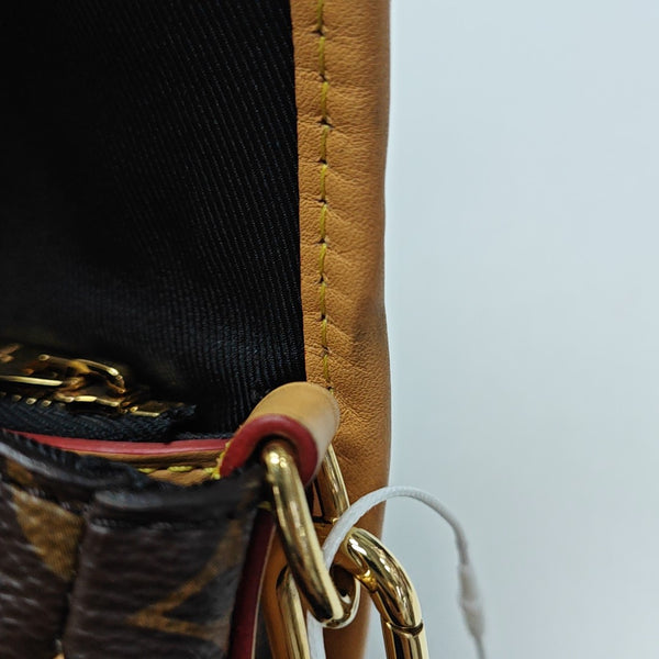 DIANE Monogram Coated Canvas Brown