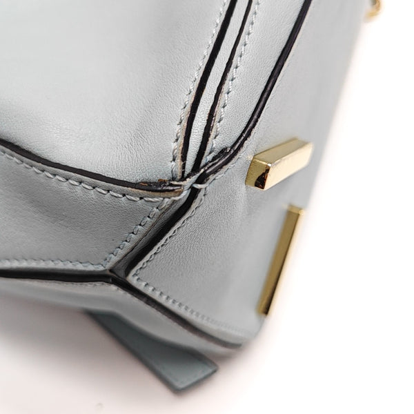 Puzzle Small Calfskin Blue