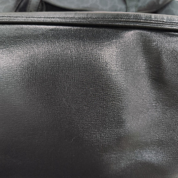 Retro Medium Monogram Coated Canvas Black