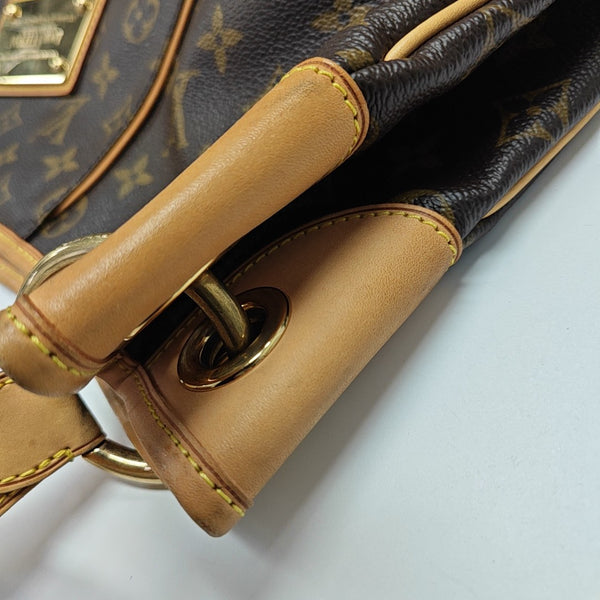GALLIERA GM Monogram Coated Canvas Brown