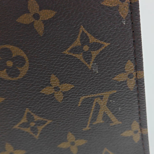 SAC PLAT Mini Monogram Coated Canvas Brown