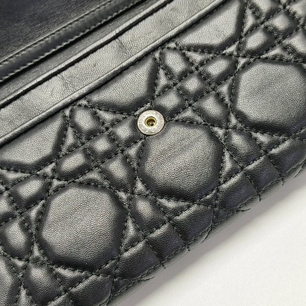 Lady Dior Small Cannage Lambskin Black