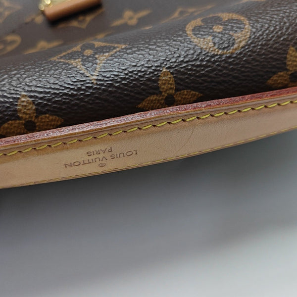MÉTIS MM Monogram Coated Canvas Brown