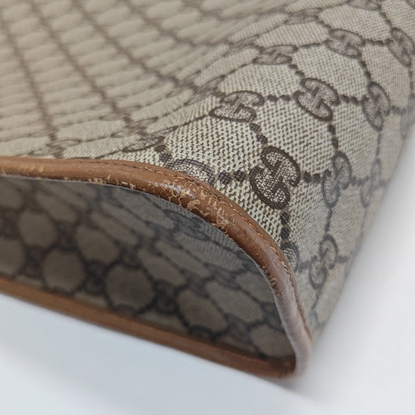 Monogram Coated Canvas Tote Bag Beige