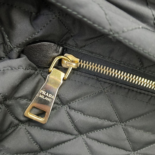 Quilted Nylon Black