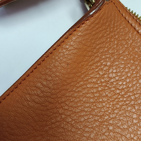 Calfskin Crossbody Bag Orange