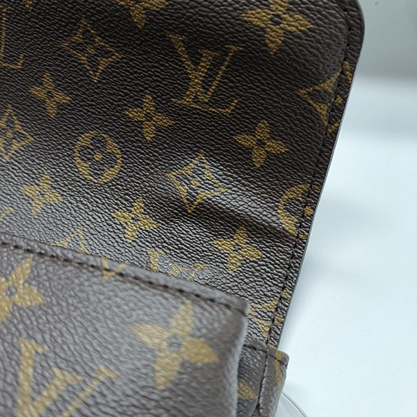 MÉTIS MM Monogram Coated Canvas Brown