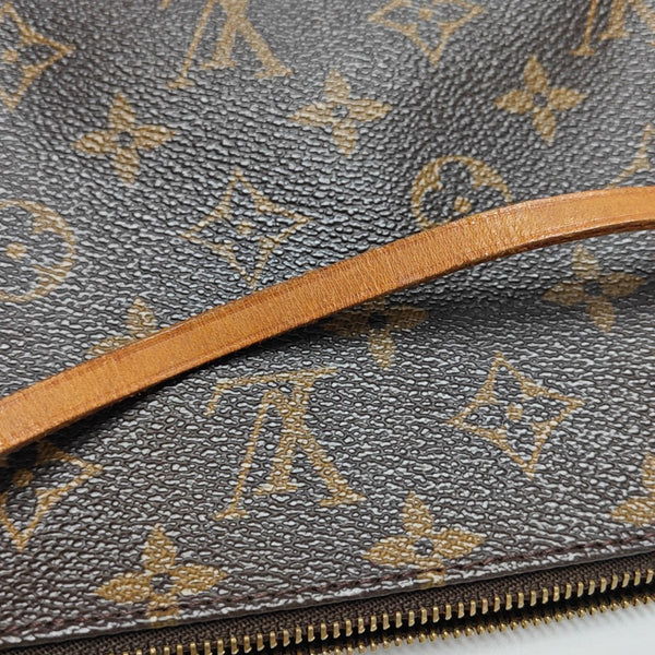 ACCESSOIRES Monogram Coated Canvas Brown
