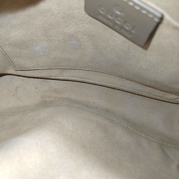 GG Marmont Small Quilted Calfskin Beige