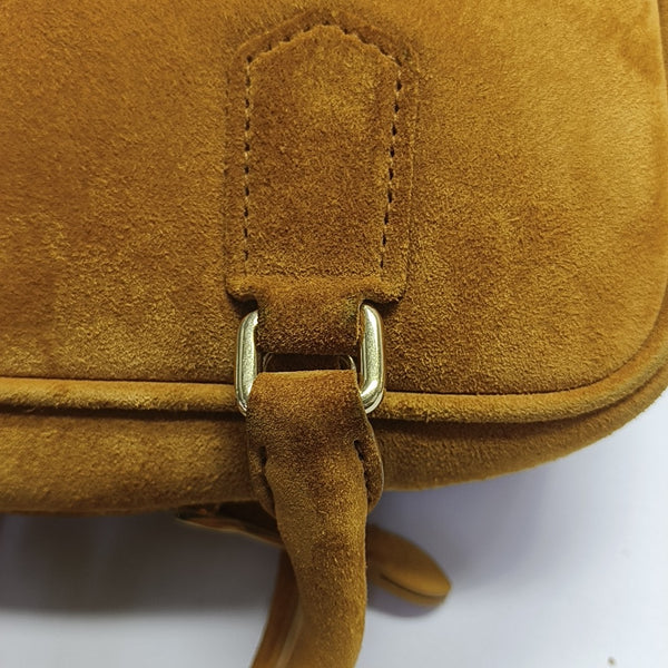 Arcadie Small Suede Yellow