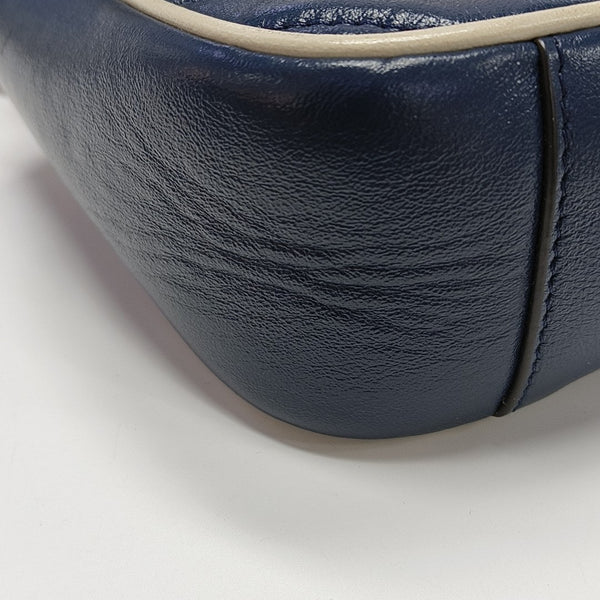 GG Marmont Medium Quilted Calfskin Blue