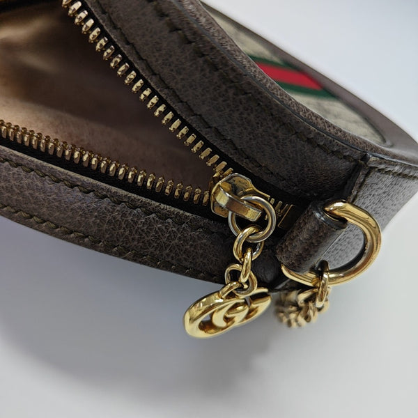 Ophidia Mini Monogram Coated Canvas Beige