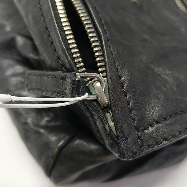 Calfskin Shoulder Bag Black