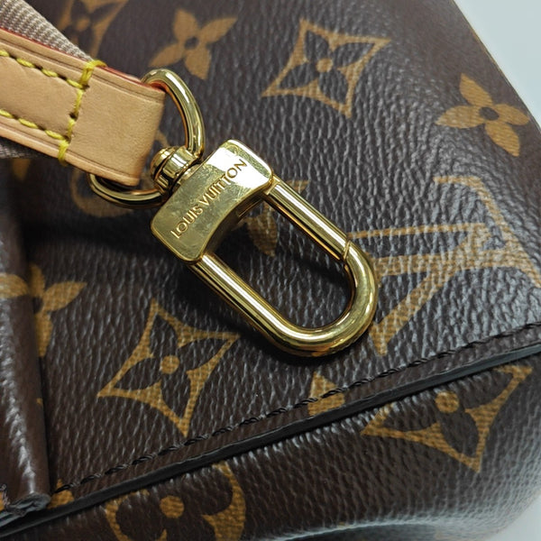 CLUNY PM Monogram Coated Canvas Brown