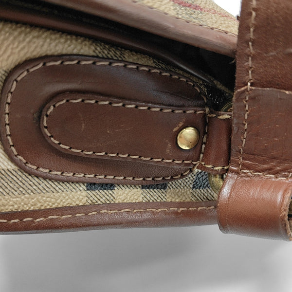 Coated Canvas Small Beige