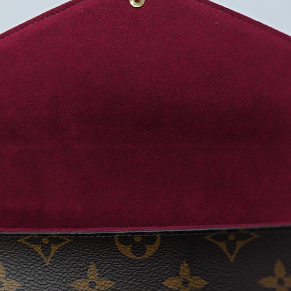 FÉLICIE Monogram Coated Canvas Brown