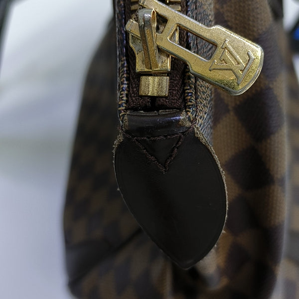 VERONA MM Damier Ebene Coated Canvas Brown