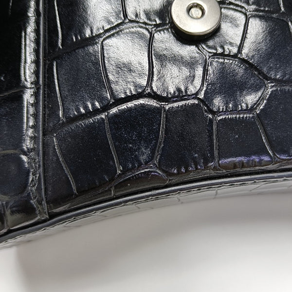 Hourglass Small Calfskin Black