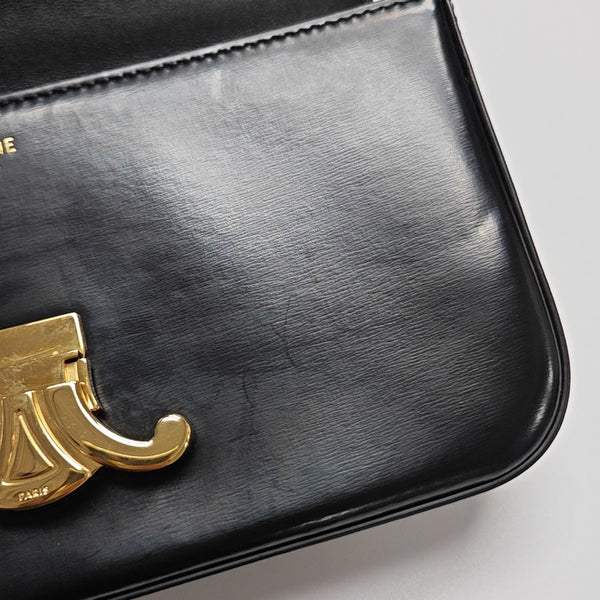 CLAUDE Calfskin Black