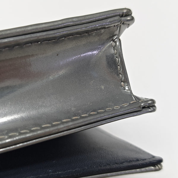 Diorama Cannage Calfskin Silver