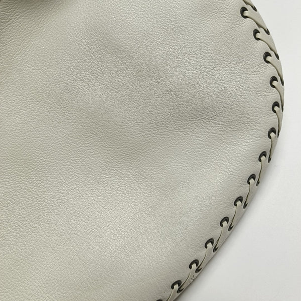 Calfskin Top Handle Bag White