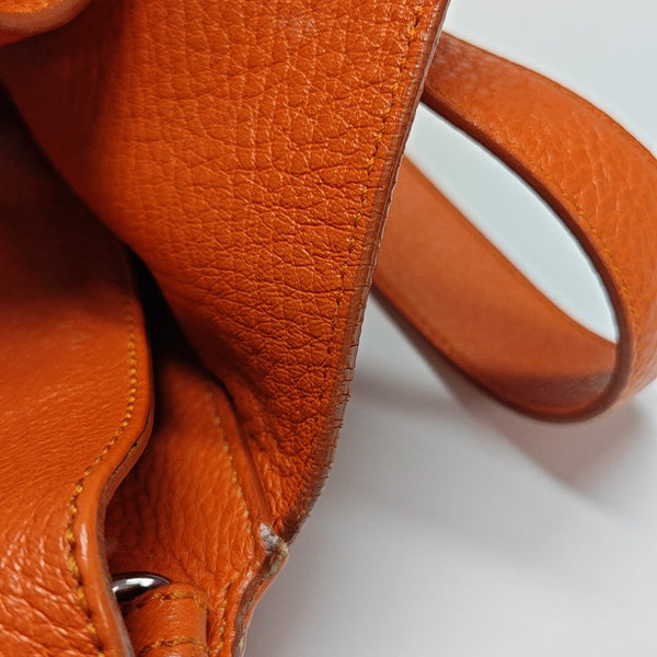 Sophia Medium Calfskin Orange