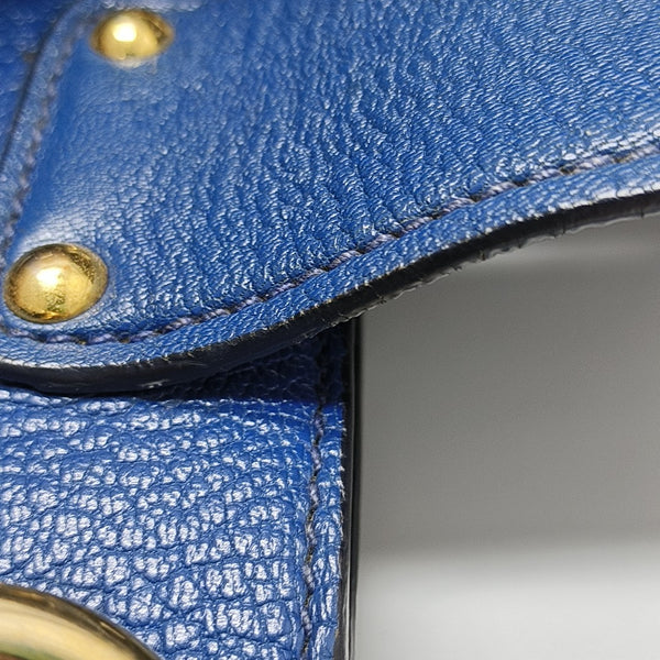 Calfskin Tote Bag Blue