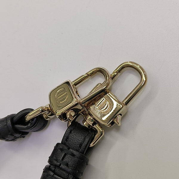 Lady Dior Super Mini Cannage Lambskin Black