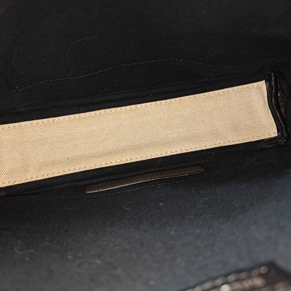Navy Mini Canvas Beige