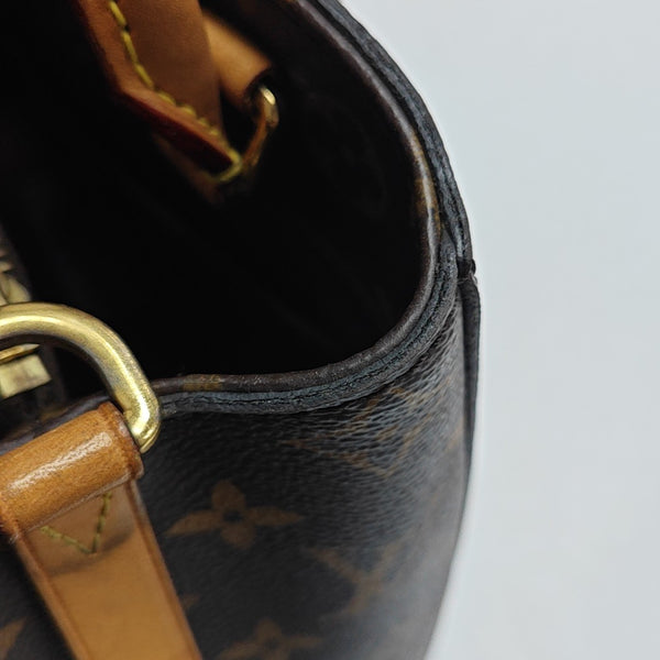 MONTAIGNE BB Monogram Coated Canvas Brown