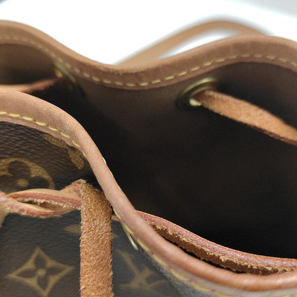 NOÉ BB Monogram Coated Canvas Brown