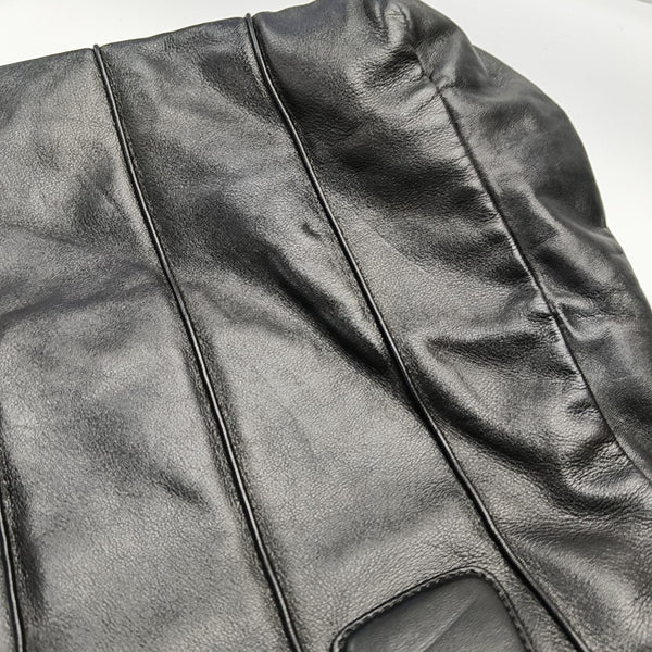 Lambskin Tote Bag Black