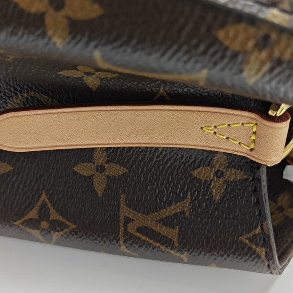 MONTAIGNE Monogram Coated Canvas Brown