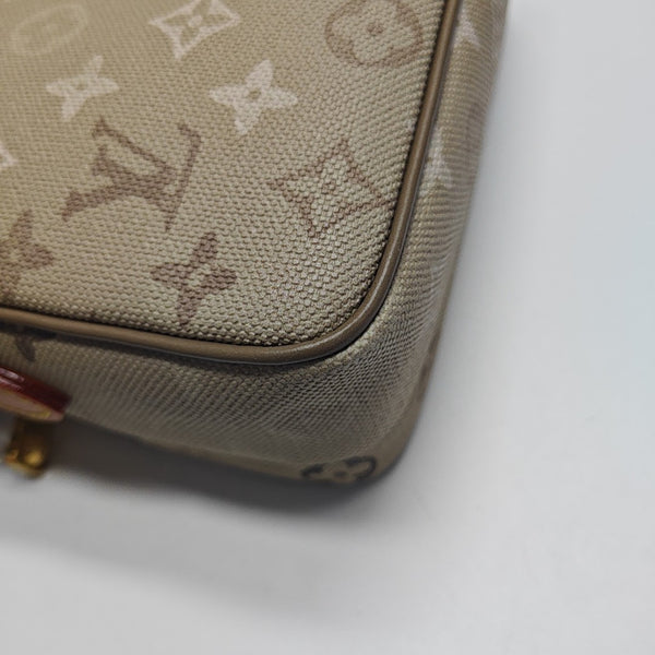 NIL Monogram Coated Canvas Green