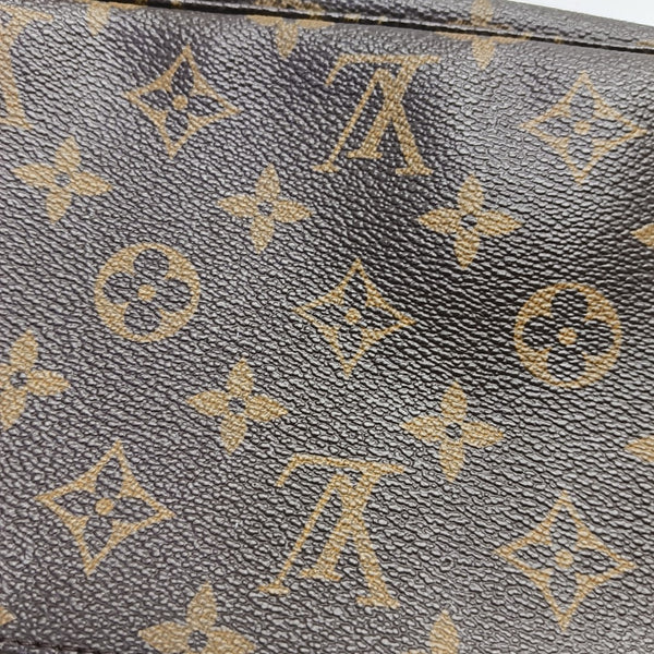 ACCESSOIRES Monogram Coated Canvas Brown