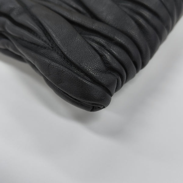 Matelassé Quilted Lambskin Black