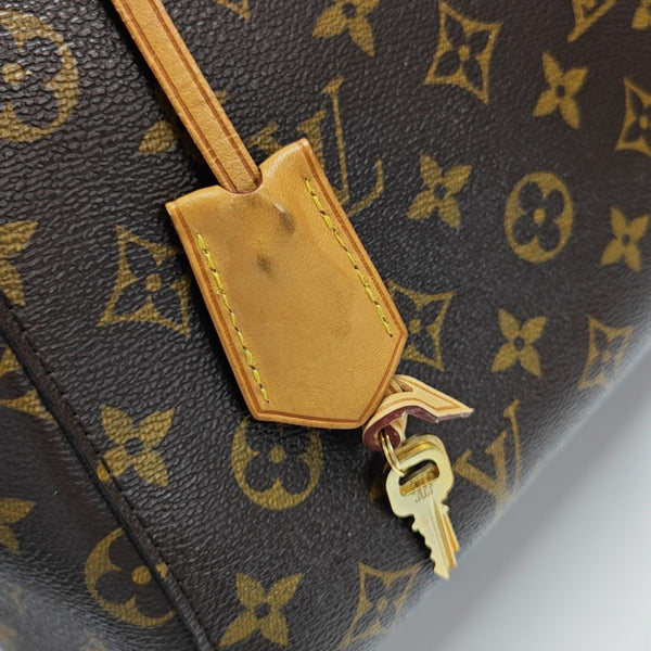 MONTAIGNE Monogram Coated Canvas Brown